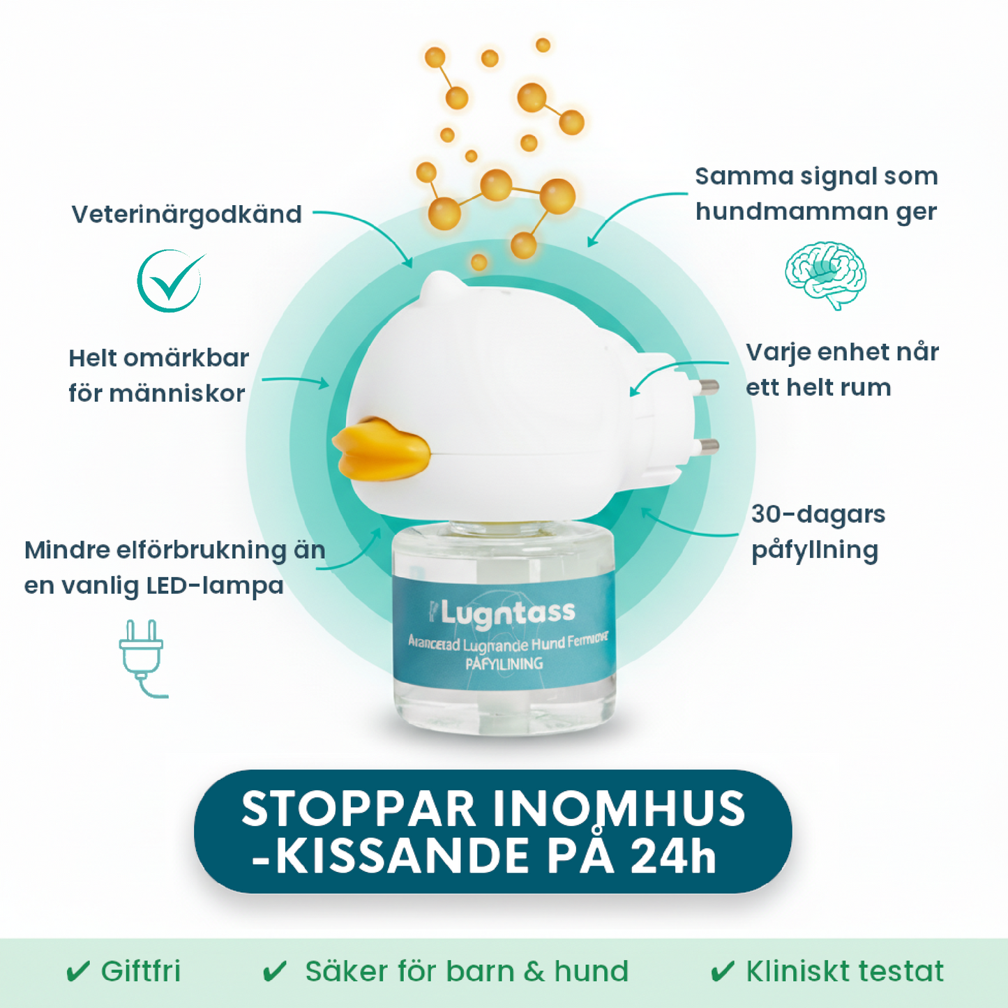 Lugntass Anti-Kiss Feromoner